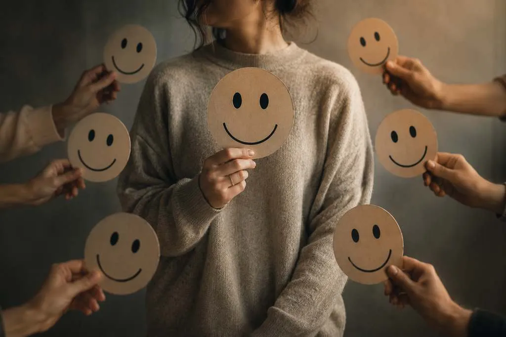 Person looking overwhelmed while trying to please everyone